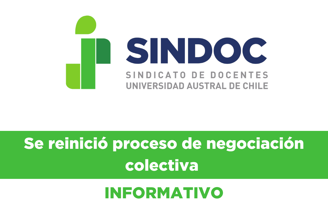 Se reinició proceso de negociación colectiva