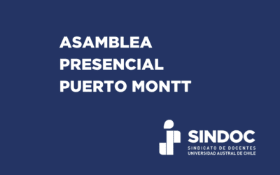 ASAMBLEA PRESENCIAL: JUEVES 7 DE ABRIL