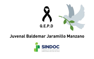 SINDOC UACh lamenta el fallecimiento de Juvenal Jaramillo