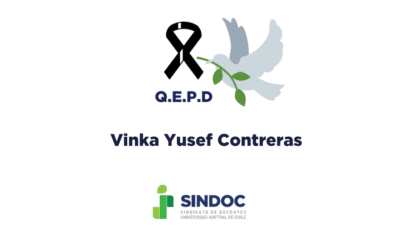 SINDOC UACH LAMENTA EL FALLECIMIENTO VINKA YUSEF CONTRERAS