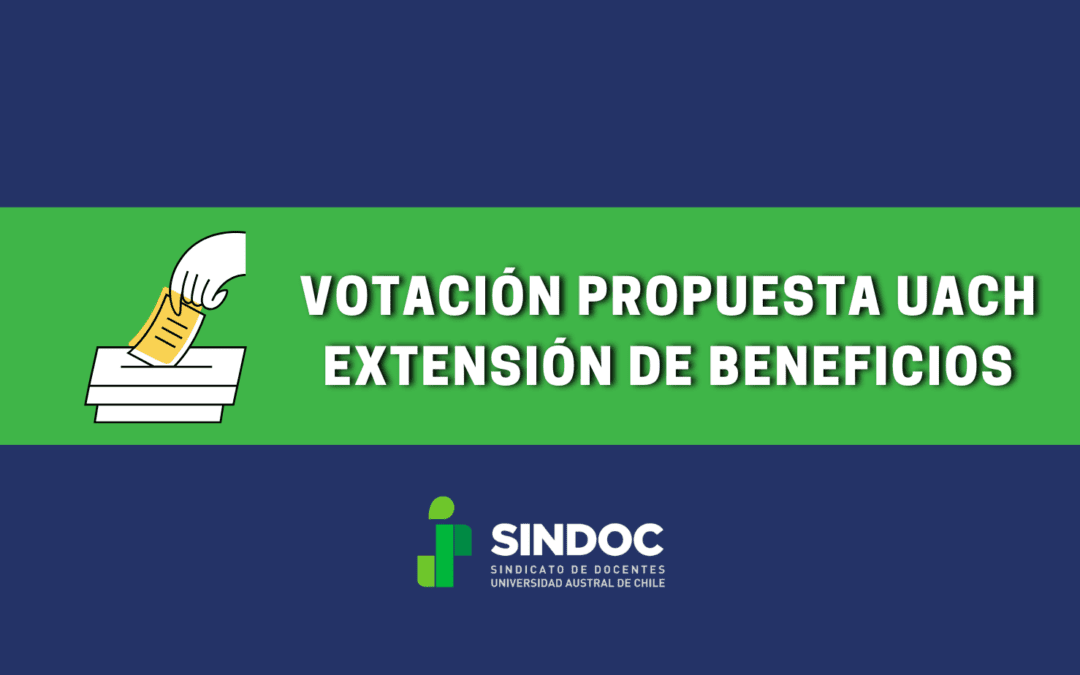 RESULTADO VOTACIÓN PROPUESTA DE EXTENSIÓN DE BENEFICIOS