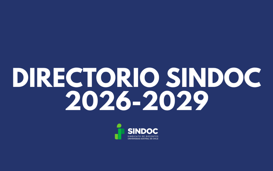 SINDOC CONFORMA NUEVO DIRECTORIO PARA EL PERIODO 2026-2029