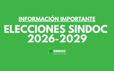 INFORMACIÓN IMPORTANTE: CAMBIO EN LA FECHA DE ELECCIONES SINDOC 2026-2029