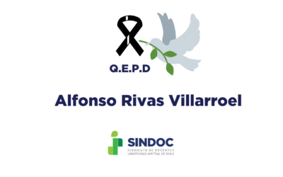 El Sindicato de Docentes UACh lamenta el fallecimiento del estudiante Alfonso Rivas Villarroel
